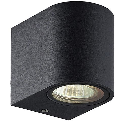 Applique Extérieure en métal noir 1 lumière - GU10 11W MAX