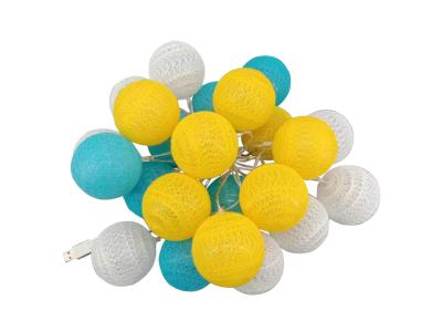 Guirlande USB lumineuse Intérieur/Extérieur  - Jaune, Bleu et Blanche - 3 mètres